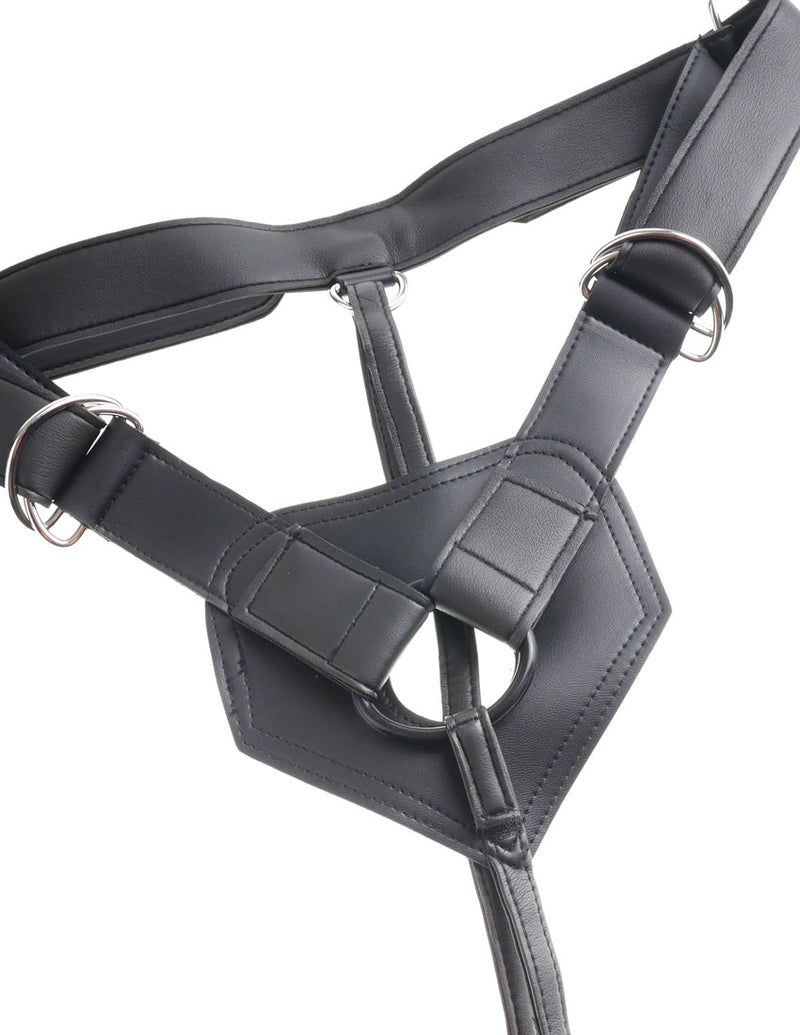 Get Ready to Ride with the Realistic King Cock Strap-On Harness and 8" Dildo!