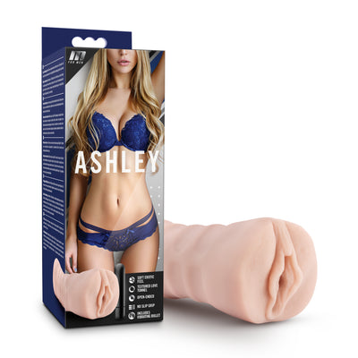 Meet Ashley, the Realistic Vibrating Masturbator for Ultimate Pleasure and Control.