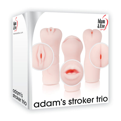 Triple Your Pleasure with Adam's Stroker Trio - Three Masturbation Aids for Maximum Satisfaction